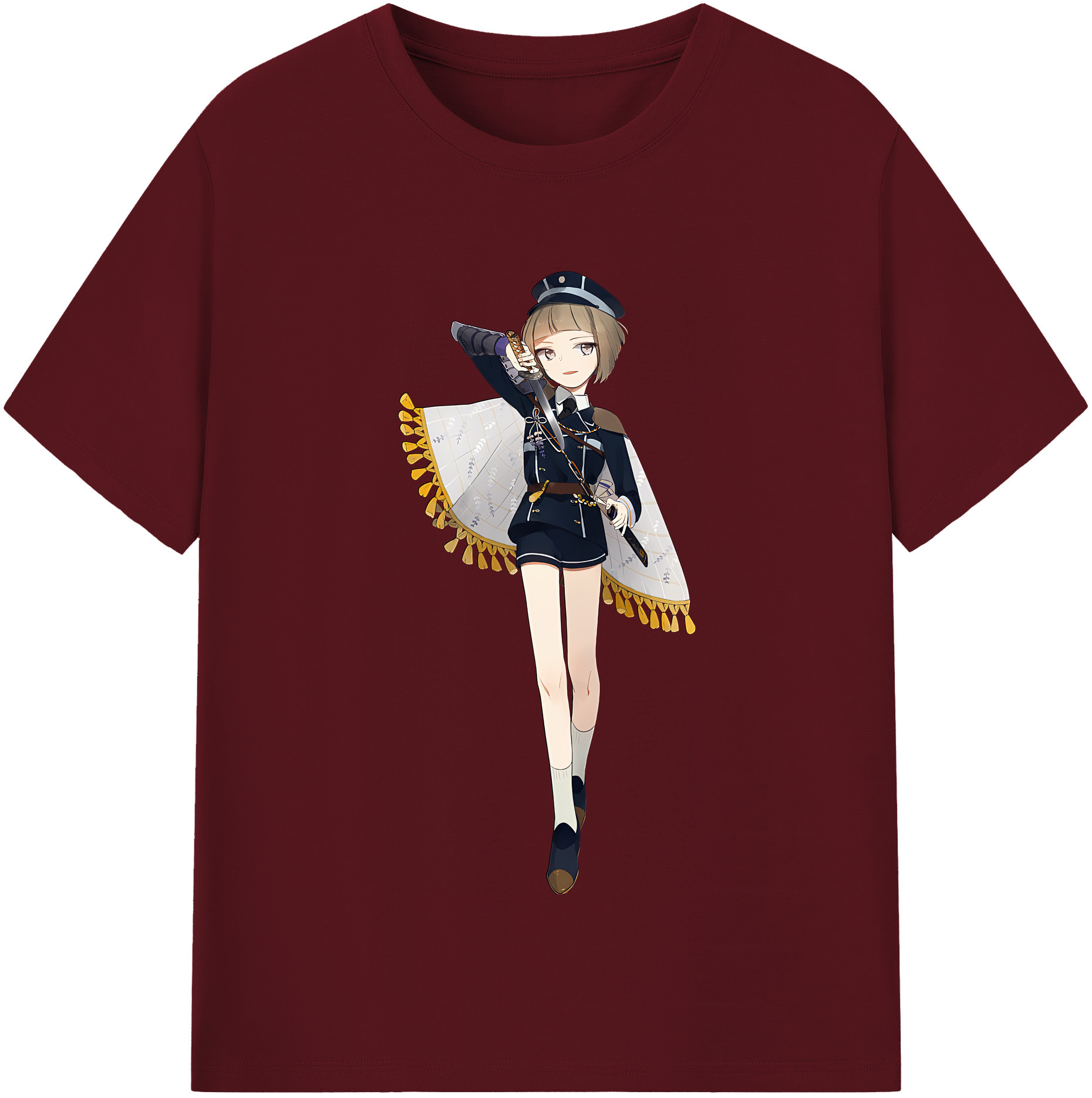 （画像用） 刀剣乱舞 Touken Ranbu 綿100％半袖Tシャツ（フロントプリント）